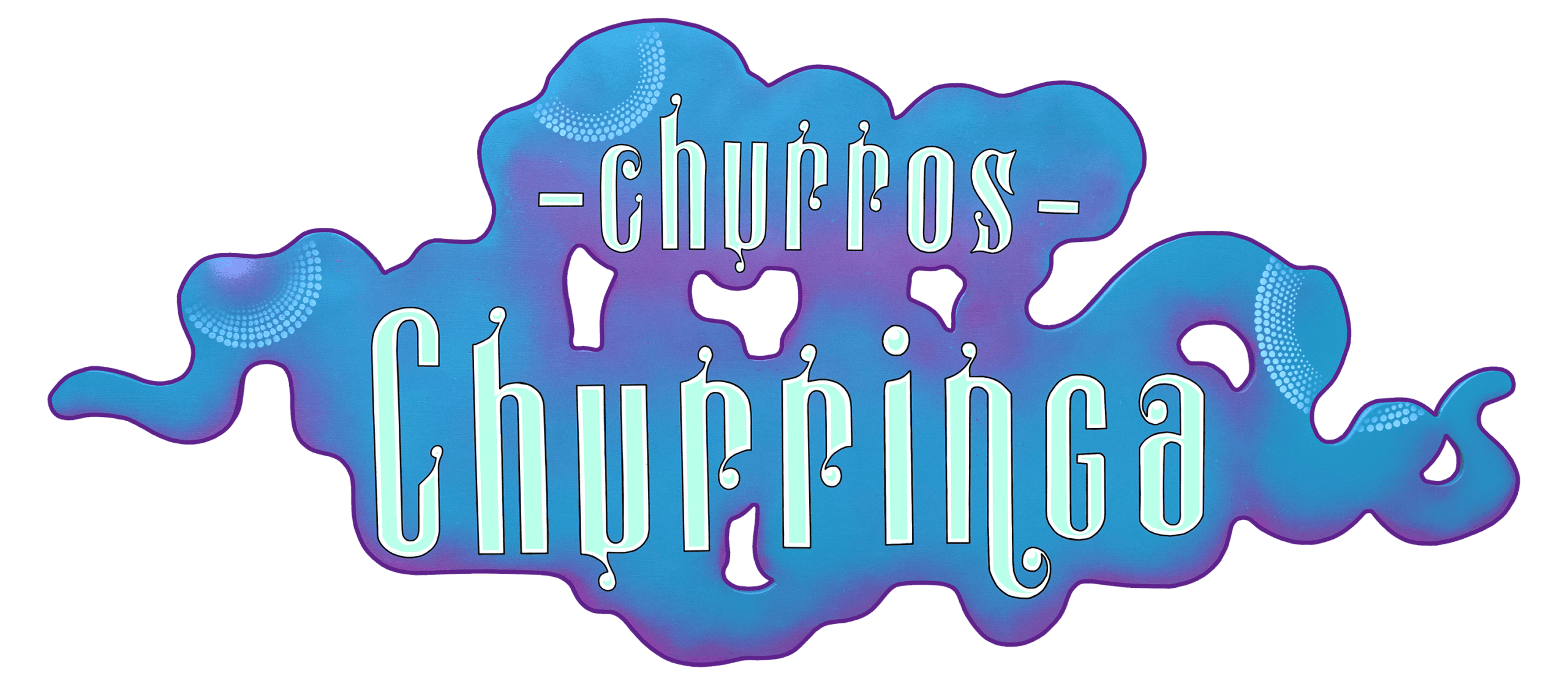 Logo Churros Churringa – Churros artisanaux et gourmands à Toulouse, spécialités sucrées et salées pour événements.